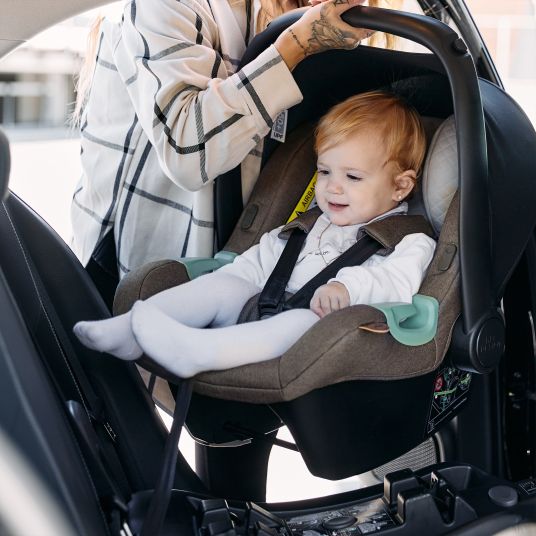 ABC Design Tulip infant car seat (car seat group 0+ / i-Size) - Pure Edition - Nature