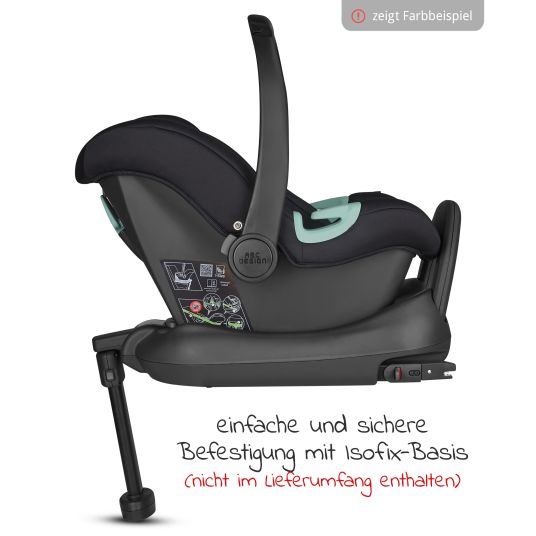 ABC Design Babyschale Tulip (Autositz Gruppe 0+ / i-Size) - Sage
