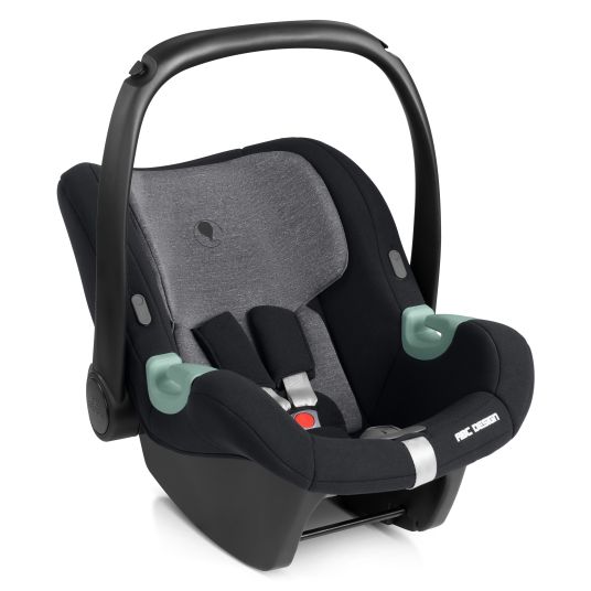 ABC Design Tulip i-Size infant car seat from birth - 15 months (45 cm - 85 cm) incl. sun canopy & seat reducer - Graphite