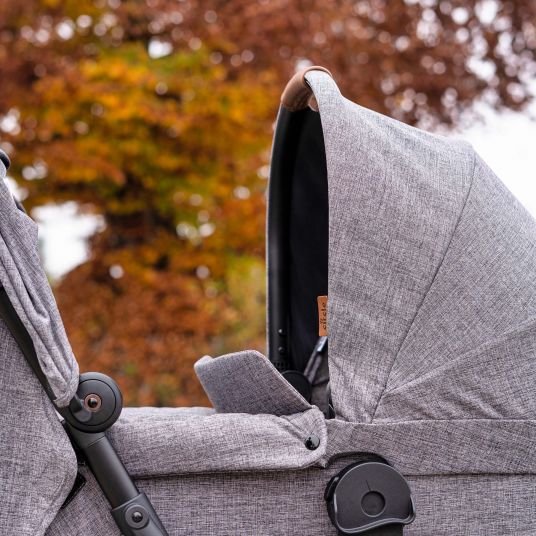 ABC Design Baby bath for stroller Flash - Woven Graphite