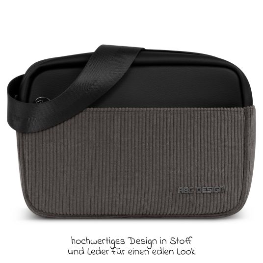 ABC Design Brust- und Hüfttasche Hip Bag mit verstellbarem Gurt - Almond