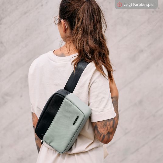 ABC Design Brust- und Hüfttasche Hip Bag mit verstellbarem Gurt - Almond