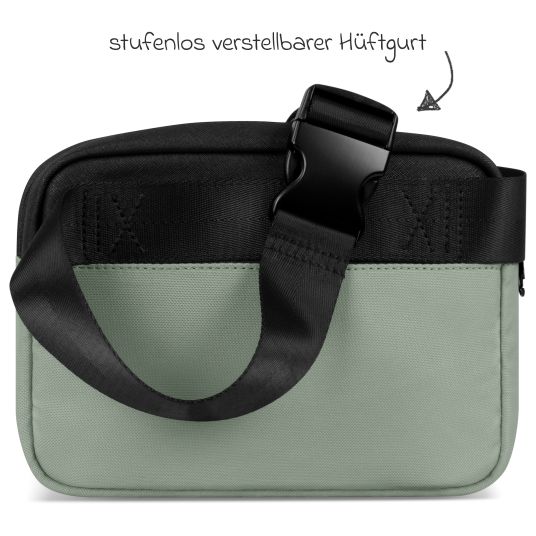 ABC Design Brust- und Hüfttasche Hip Bag mit verstellbarem Gurt - Pine