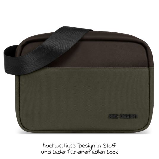 ABC Design Brust- und Hüfttasche Hip Bag mit verstellbarem Gurt - Pure - Avocado