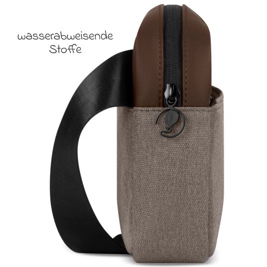 ABC Design Brust- und Hüfttasche Hip Bag mit verstellbarem Gurt - Pure - Nature