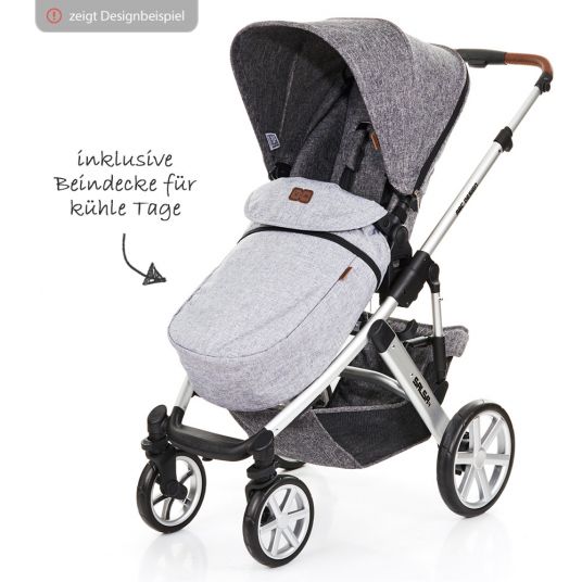 ABC Design Buggy Mint - Graphite Grey - incl. raincover and leg cover