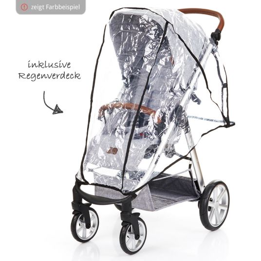 ABC Design Buggy Mint - Piano - incl. rain cover and leg cover
