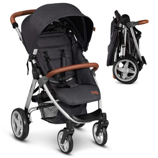 ABC Design Buggy & Stroller Avito - Style (with recline function, slider height adjustable) - Piano