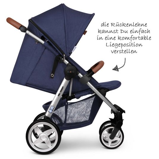 ABC Design Buggy & Stroller Avito - Style (with recline function, height adjustable slider) - Shadow