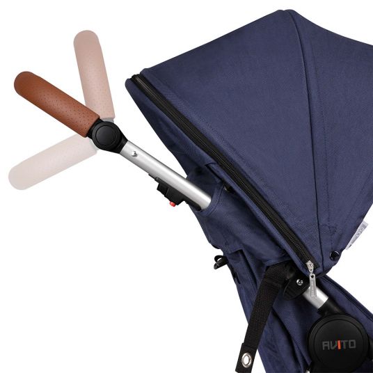 ABC Design Buggy & Stroller Avito - Style (with recline function, height adjustable slider) - Shadow