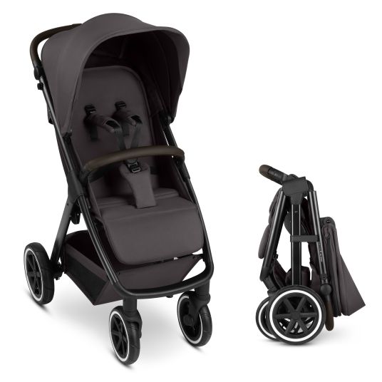 ABC Design Buggy & pushchair Avus 2 Air with pneumatic wheels, one-hand folding and height-adjustable push bar - Falcon