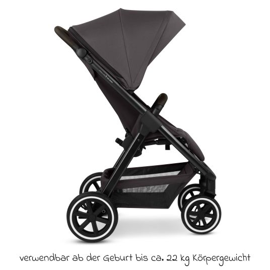 ABC Design Buggy & pushchair Avus 2 Air with pneumatic wheels, one-hand folding and height-adjustable push bar - Falcon