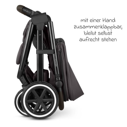 ABC Design Buggy & pushchair Avus 2 Air with pneumatic wheels, one-hand folding and height-adjustable push bar - Falcon