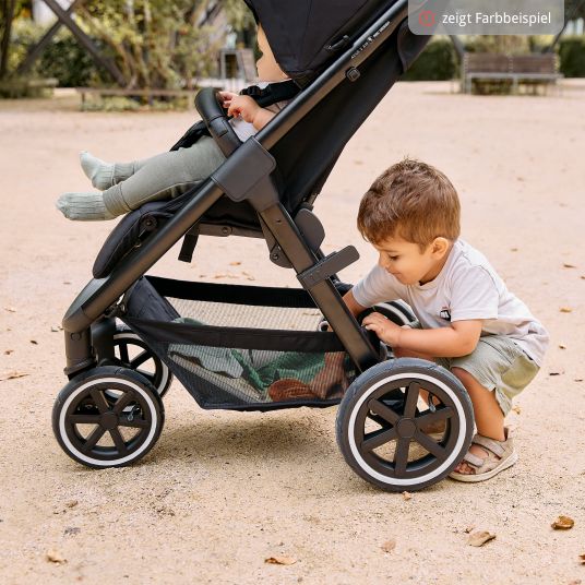 ABC Design Buggy & pushchair Avus 2 Air with pneumatic wheels, one-hand folding and height-adjustable push bar - Falcon