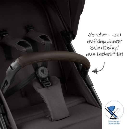 ABC Design Buggy & Sportwagen Avus 2 Air mit Lufträdern, Einhand-Faltung und höhenverstellbarem Schieber - Falcon