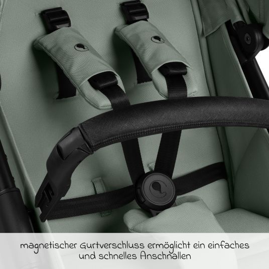 ABC Design Buggy & Sportwagen Avus 2 Air mit Lufträdern, Einhand-Faltung und höhenverstellbarem Schieber - Pine