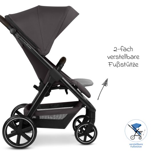 ABC Design Buggy & pushchair Avus 2 with one-hand folding and height-adjustable push bar - Falcon