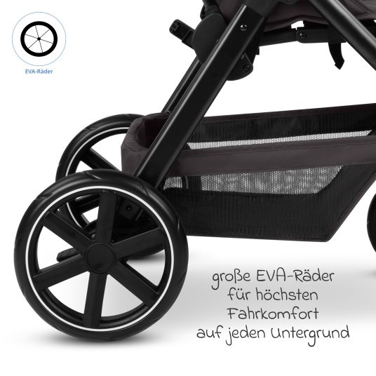 ABC Design Buggy & pushchair Avus 2 with one-hand folding and height-adjustable push bar - Falcon