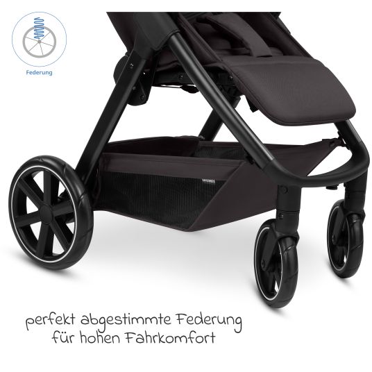 ABC Design Buggy & pushchair Avus 2 with one-hand folding and height-adjustable push bar - Falcon