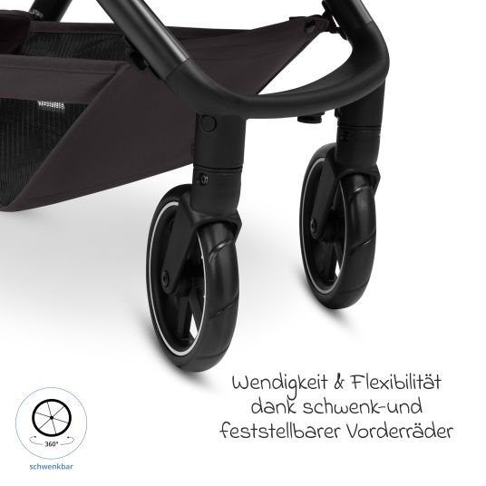 ABC Design Buggy & pushchair Avus 2 with one-hand folding and height-adjustable push bar - Falcon