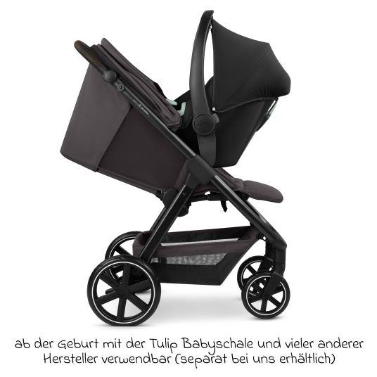 ABC Design Buggy & pushchair Avus 2 with one-hand folding and height-adjustable push bar - Falcon