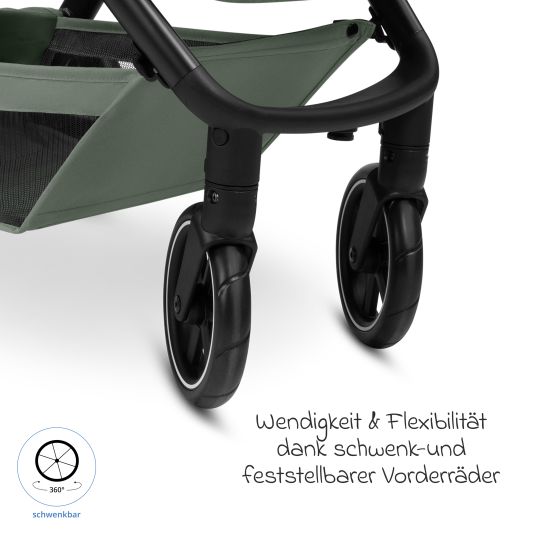 ABC Design Buggy & pushchair Avus 2 with one-hand folding and height-adjustable push bar - Pine