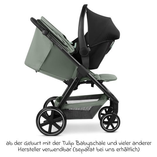 ABC Design Buggy & pushchair Avus 2 with one-hand folding and height-adjustable push bar - Pine