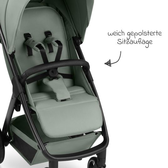 ABC Design Buggy & Sportwagen Avus 2 mit Einhand-Faltung und höhenverstellbarem Schieber - Pine