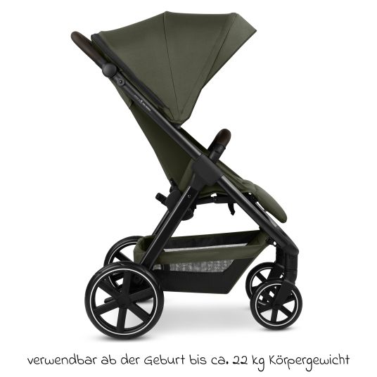 ABC Design Buggy & pushchair Avus 2 with one-hand folding and height-adjustable push bar - Pure - Avocado