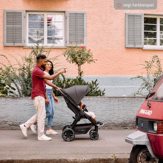 ABC Design Buggy & pushchair Avus 2 with one-hand folding and height-adjustable push bar - Pure - Avocado