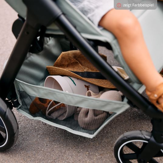 ABC Design Buggy & pushchair Avus 2 with one-hand folding and height-adjustable push bar - Pure - Avocado