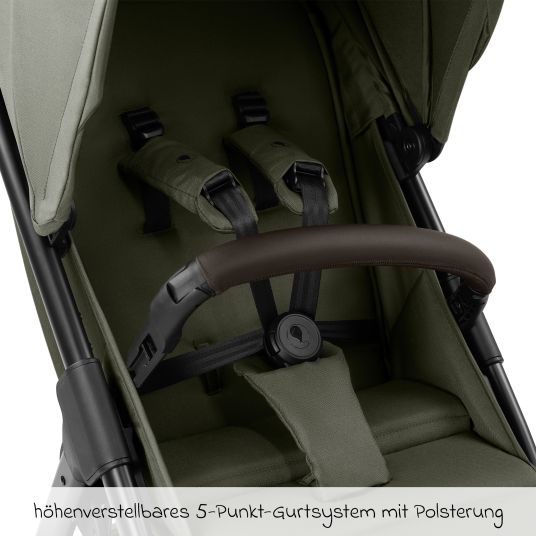 ABC Design Buggy & pushchair Avus 2 with one-hand folding and height-adjustable push bar - Pure - Avocado