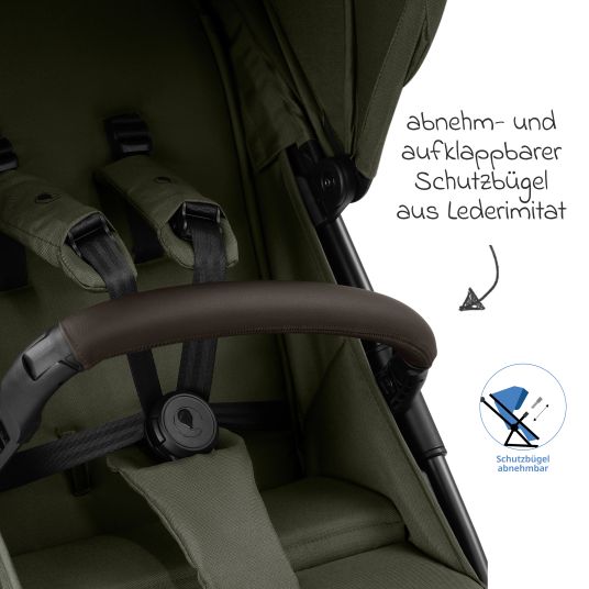 ABC Design Buggy & Sportwagen Avus 2 mit Einhand-Faltung und höhenverstellbarem Schieber - Pure - Avocado