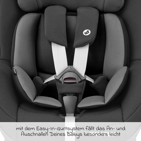 ABC Design Buggy & Sportwagen Avus Air inkl. Reboarder Pearl Pro 2 - mit Lufträdern, Einhand-Faltung und höhenverstellbarem Schieber (bis 25 kg belastbar) - Ink