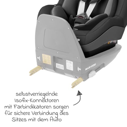 ABC Design Buggy & Sportwagen Avus Air inkl. Reboarder Pearl Pro 2 - mit Lufträdern, Einhand-Faltung und höhenverstellbarem Schieber (bis 25 kg belastbar) - Ink