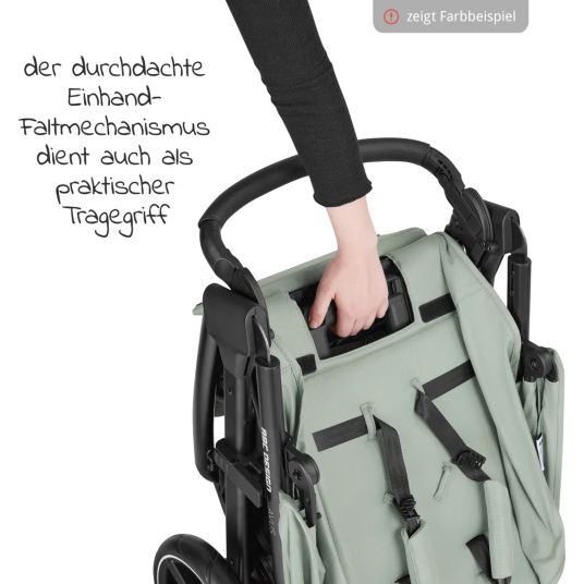 ABC Design Buggy & Sportwagen Avus inkl. Autositz Pebble Pro mit Einhand-Faltung und höhenverstellbarem Schieber (bis 25 kg belastbar) - Carrot