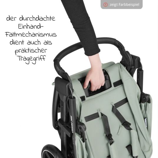 ABC Design Passeggino e carrozzina Avus con seggiolino Pebble Pro, pieghevole con una sola mano e maniglione regolabile in altezza (portata fino a 25 kg) - Miele