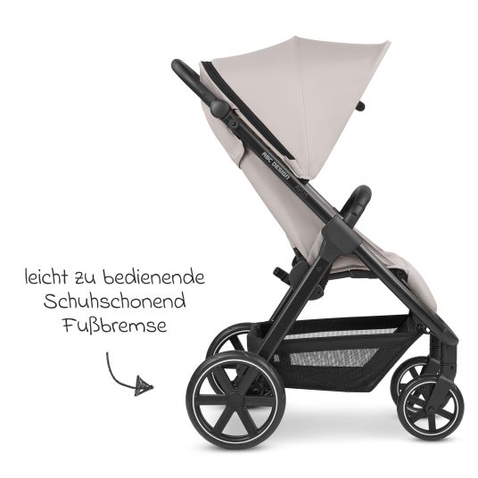 ABC Design Buggy & Sportwagen Avus inkl. Reboarder Pearl Pro 2 - mit Einhand-Faltung und höhenverstellbarem Schieber (bis 25 kg belastbar) - Powder