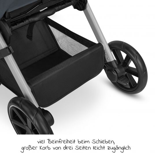 ABC Design Buggy & Sportwagen Avus mit Einhand-Faltung und höhenverstellbarem Schieber (bis 25 kg belastbar) - Classic Edition - Lake