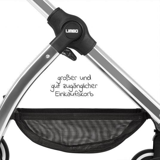 ABC Design Limbo Buggy & Stroller - Diamond Edition - Asphalt