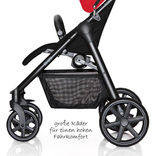 ABC Design Buggy & Stroller Okini - up to 22 kg (approx. 4 years) - Berry