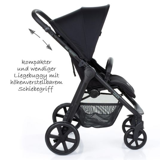 ABC Design Buggy & Stroller Okini - up to 22 kg (approx. 4 years) - Black