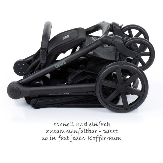 ABC Design Buggy & Sportwagen Okini - bis 22 kg (ca. 4 Jahre) - Black
