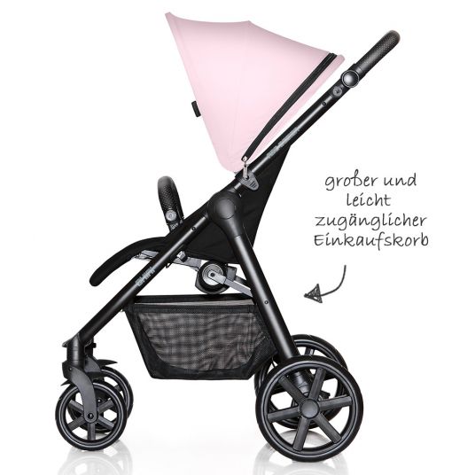 ABC Design Buggy & Stroller Okini - up to 22 kg (approx. 4 years) - Rose
