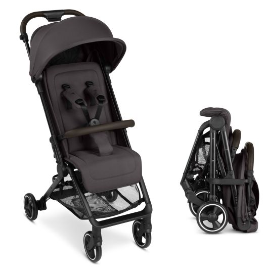 ABC Design Buggy & pushchair Ping 3 Travel up to 22 kg with flat reclining position incl. carrycot & shoulder strap - Falcon