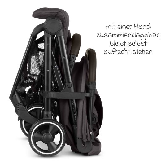 ABC Design Buggy & pushchair Ping 3 Travel up to 22 kg with flat reclining position incl. carrycot & shoulder strap - Falcon