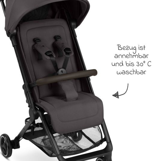 ABC Design Buggy & pushchair Ping 3 Travel up to 22 kg with flat reclining position incl. carrycot & shoulder strap - Falcon