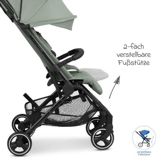 ABC Design Buggy & pushchair Ping 3 Travel up to 22 kg with flat reclining position incl. carrycot & shoulder strap - Pine