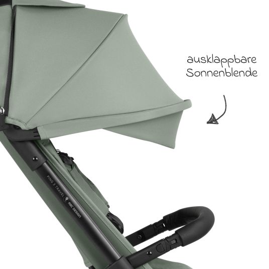 ABC Design Buggy & pushchair Ping 3 Travel up to 22 kg with flat reclining position incl. carrycot & shoulder strap - Pine