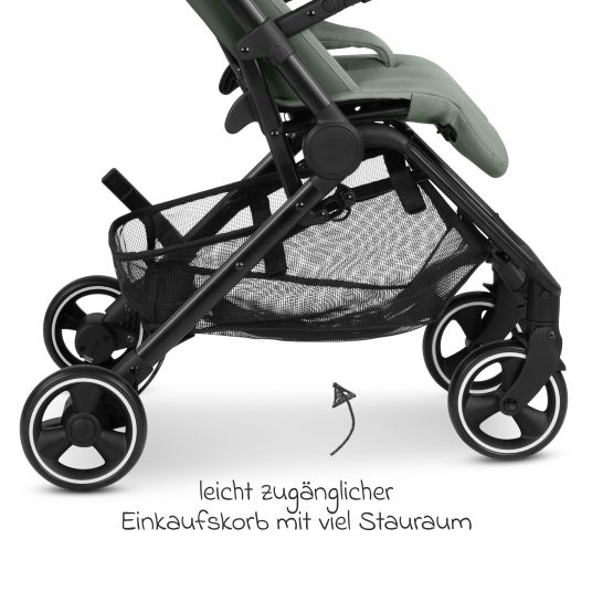 ABC Design Buggy & pushchair Ping 3 Travel up to 22 kg with flat reclining position incl. carrycot & shoulder strap - Pine